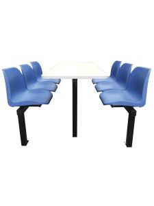 GPC Canteen furniture 6 Seater Canteen Table - Access 1 Way